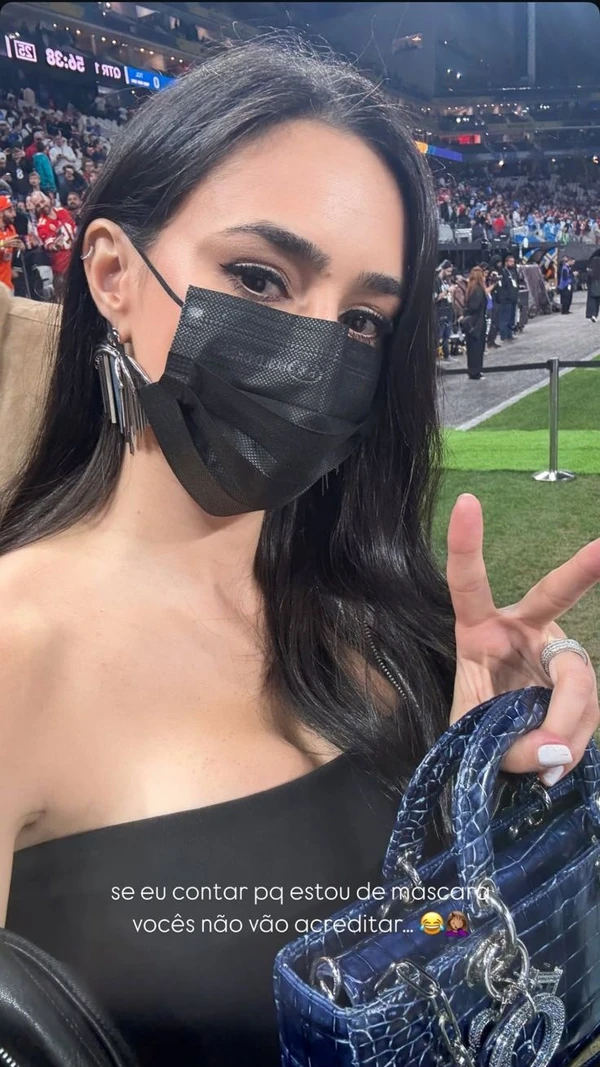 Bruna Biancardi assustou ao mostrar inchaço na boca por Reprodução  Redes Sociais