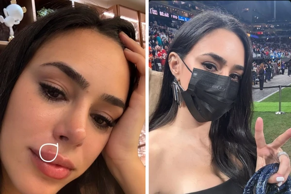 Esposa de Neymar usou máscara em evento para esconder inchaço