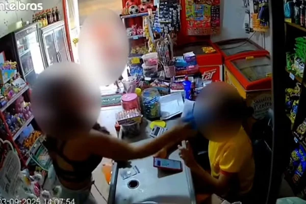 Funcionária foi agredida com uma chinelada no rosto