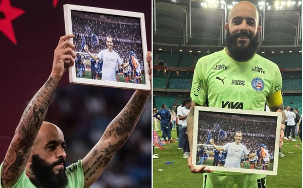 Bruno Queiroz é homenageado na final da Copa do Nordeste