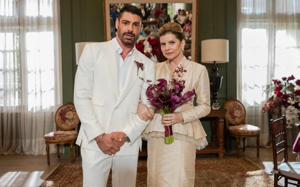 Casamento de César e Odete Roitman por Divulgaão/Globo