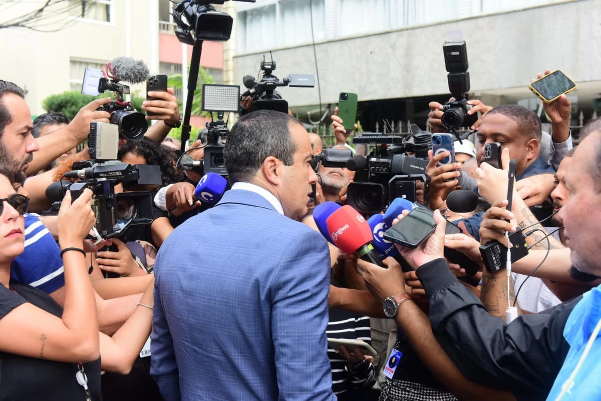 Prefeito Bruno Reis durante o desfile do 7 de Setembro, em Salvador
