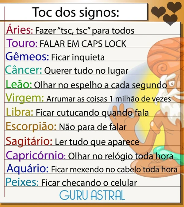 Veja as características dos signos por Divulgação/Guru virtual