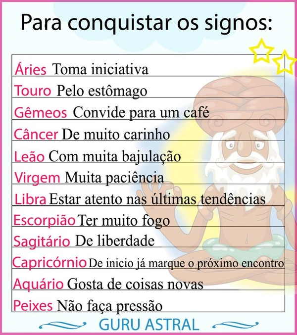 Veja as características dos signos por Veja as características dos signos