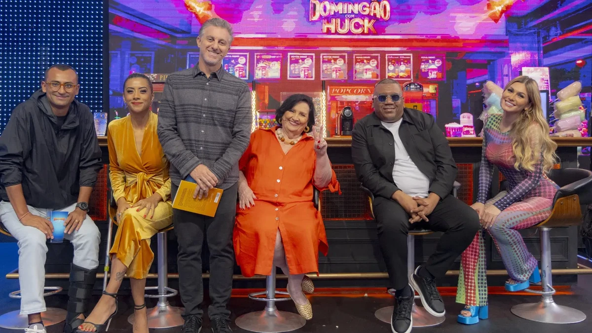Domingão com Huck por Reprodução/TV Globo