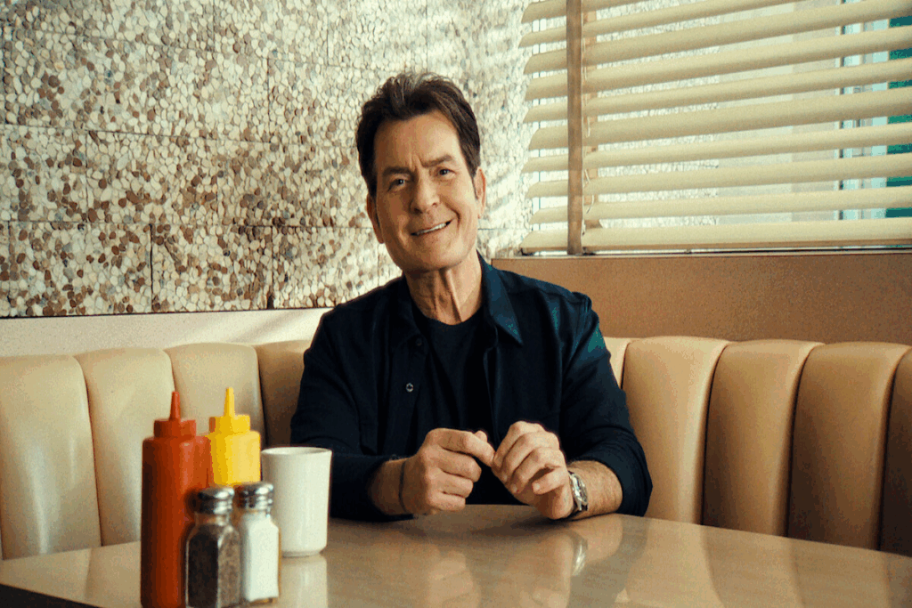 Em “aka Charlie Sheen”, o ator relembra sua história e como ela marcou Hollywood (Imagem: Reprodução digital | Netflix)
