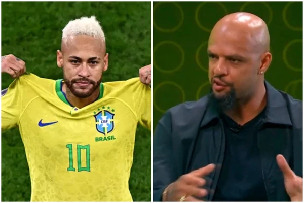 Neymar e Felipe Melo