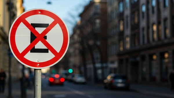 Uma placa permite parar, a outra não autoriza nem encostar o carro
