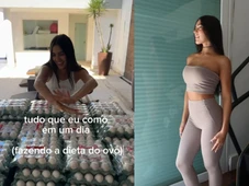Imagem - ‘Versão adolescente’ da Gracyanne? Duda Guerra mostra dieta com 20 ovos por dia e deixa nutricionistas em choque