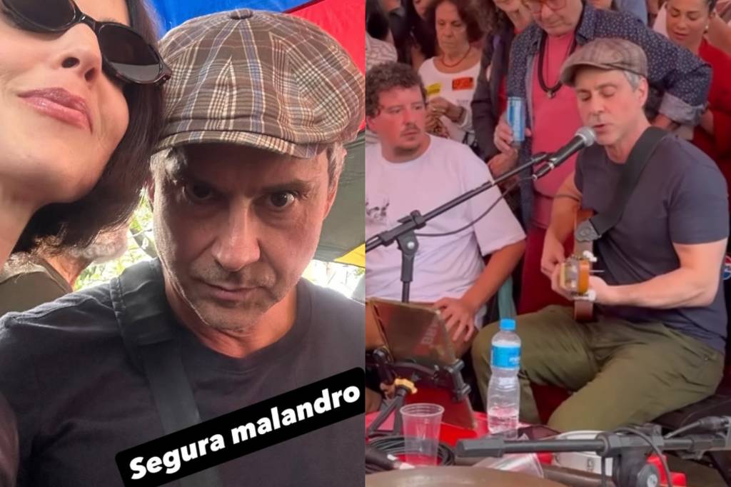 Alexandre Nero surpreende roda de samba no Rio de Janeiro por Reprodução/Instagram 