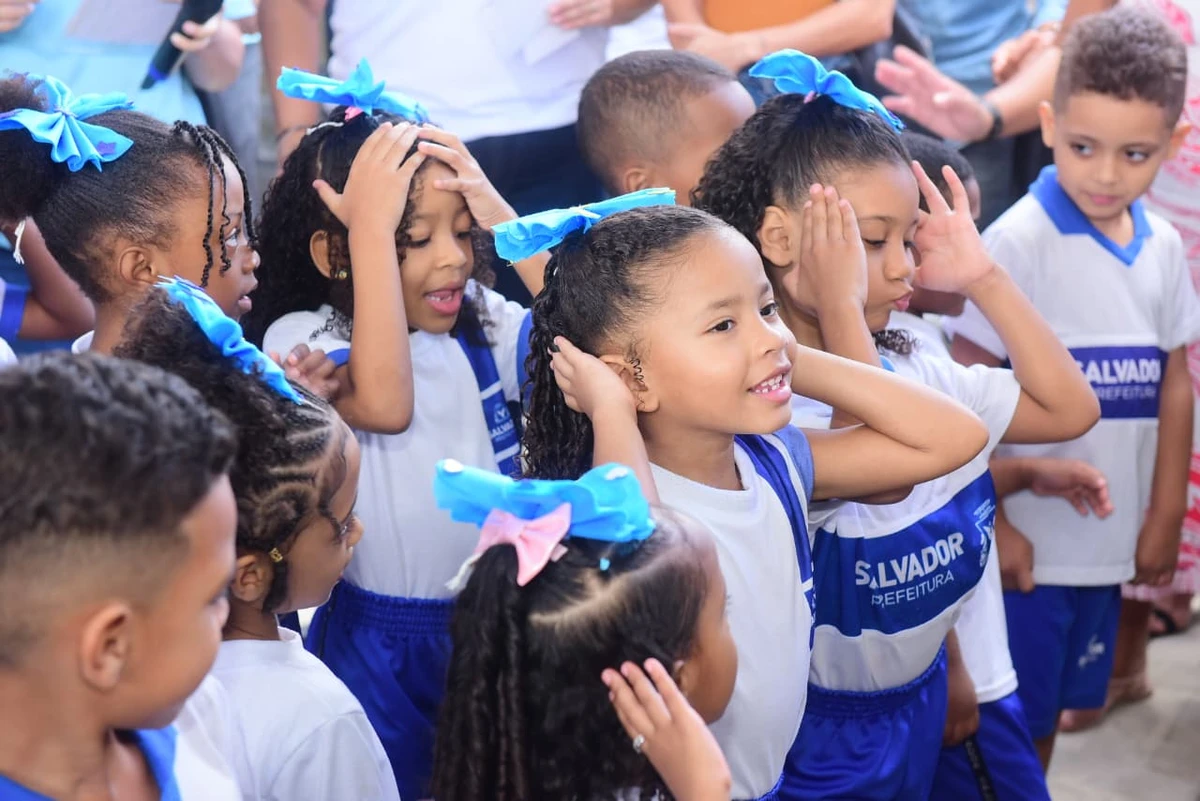 Centro Municipal de Educação Infantil (Cmei) Rafael Oliveira, em Cajazeiras VIII por Valter Pontes / Secom PMS
