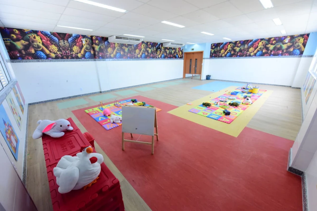 Centro Municipal de Educação Infantil (Cmei) Rafael Oliveira, em Cajazeiras VIII por Valter Pontes / Secom PMS