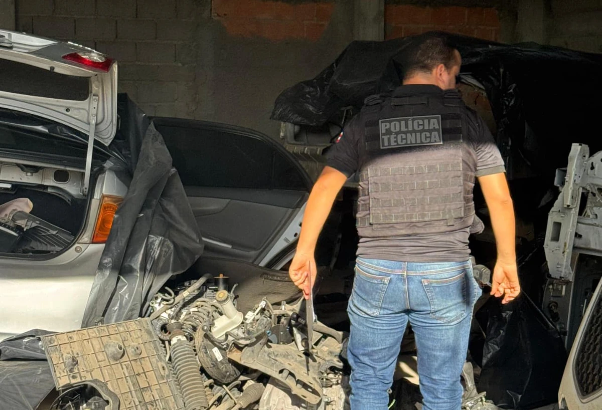 Desmanche localizado em Eunápolis por Polícia Civil