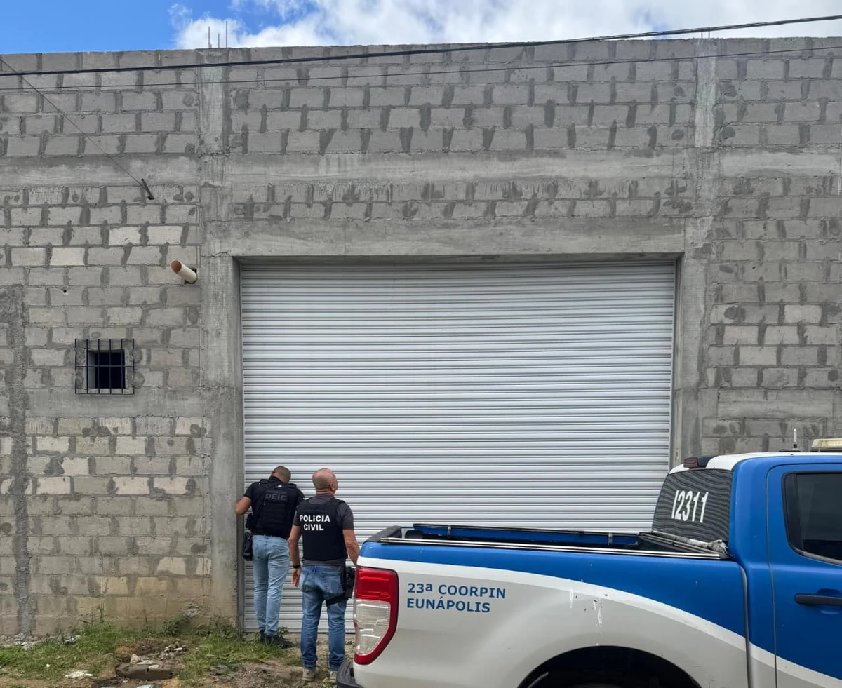 Desmanche localizado em Eunápolis por Polícia Civil