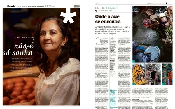 Duas das matérias do CORREIO vencedoras do Prêmio Sebrae de Jornalismo 2025