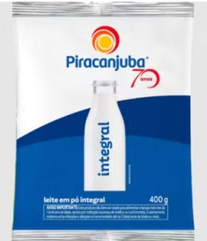 Embalagem do leite em pó integral por Reprodução