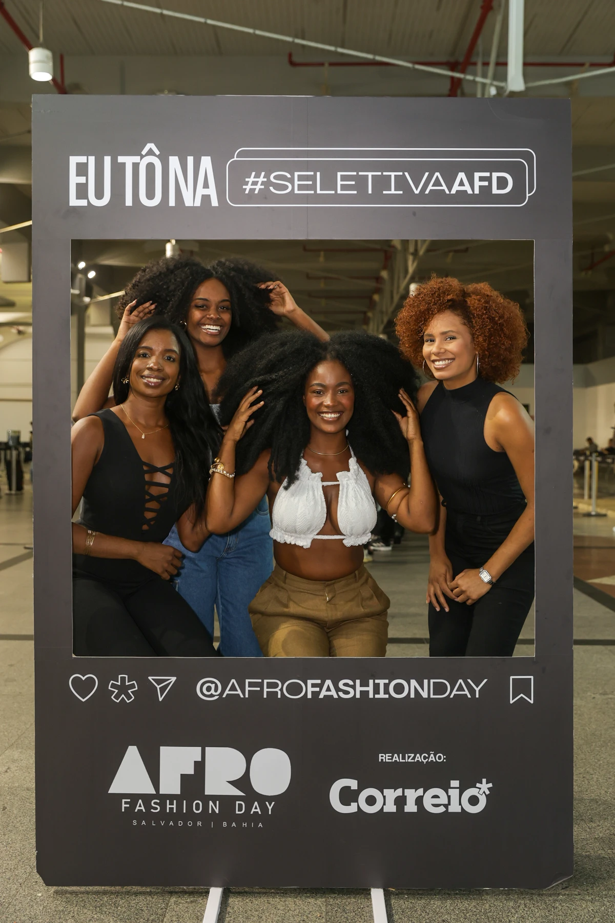 Primeira seletiva do Afro Fashion Day 2025 por Larissa Almeida/CORREIO