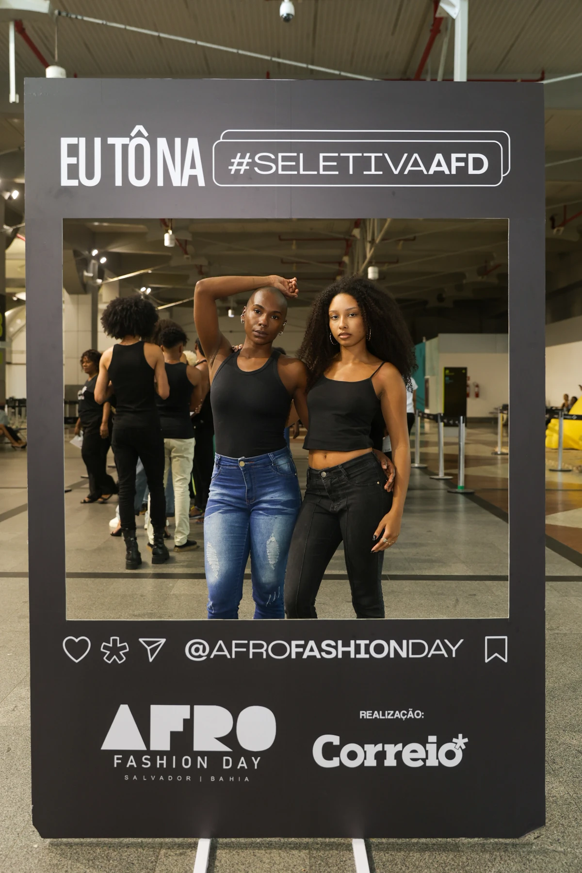 Primeira seletiva do Afro Fashion Day 2025 por Larissa Almeida/CORREIO