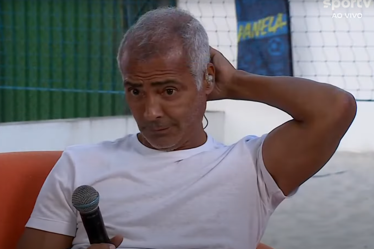 Romário em no programa Panela por Reprodução/Youtube