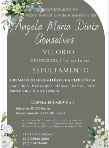 Velório de Angela Ro Ro ocorre nesta sexta-feira (9)