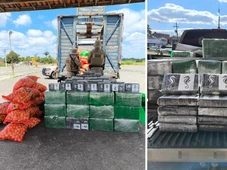 Imagem - Homem é preso com 500kg de cocaína escondida em carga de cebolas na Bahia