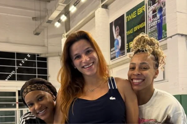 Jade Barbosa, Rebeca Andrade e Lorrane Oliveira