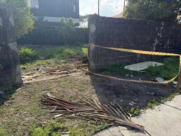 Local onde mala foi encontrada por Reprodução