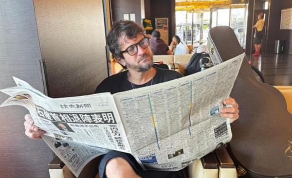 Saulo Fernandes no Japão por Reprodução