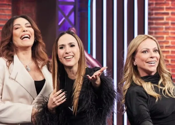 Tata Werneck recebeu Cristina Rocha e Márcia por Reprodução