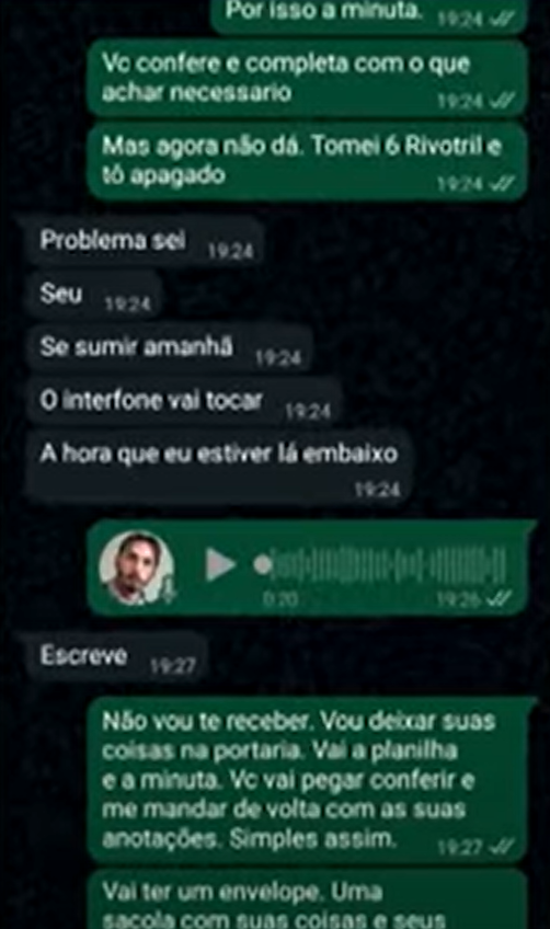 André recebeu ameaça em aplicativo de mensagem por Reproduçao/SBT