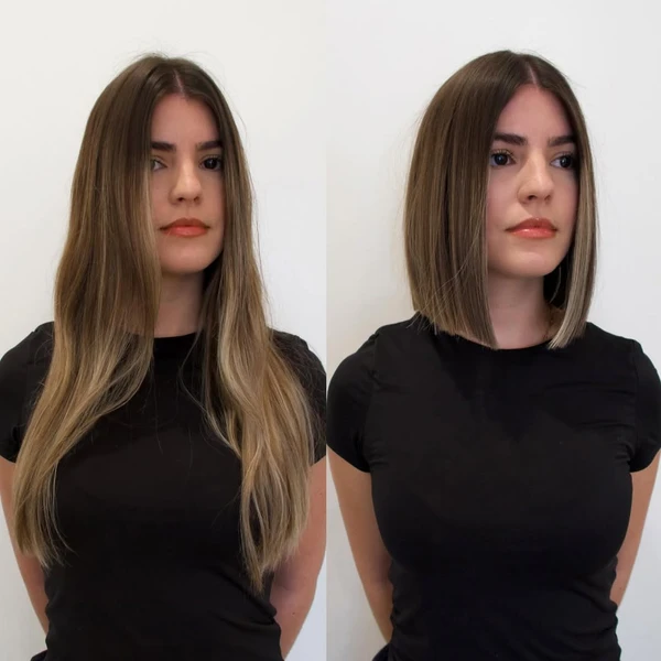 Blunt cut por Reprodução/Instagram