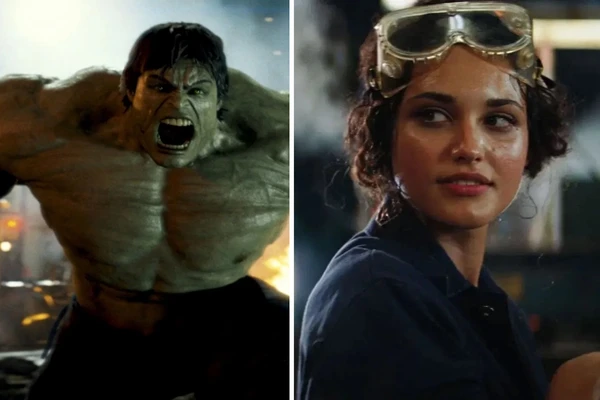 Débora Nascimento em filme do Hulk de 2007