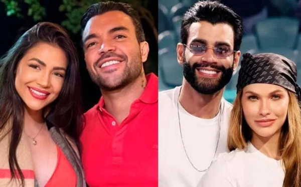 Gusttavo Lima e Thiago Brava explicam rumores de briga e fazem as pazes no palco