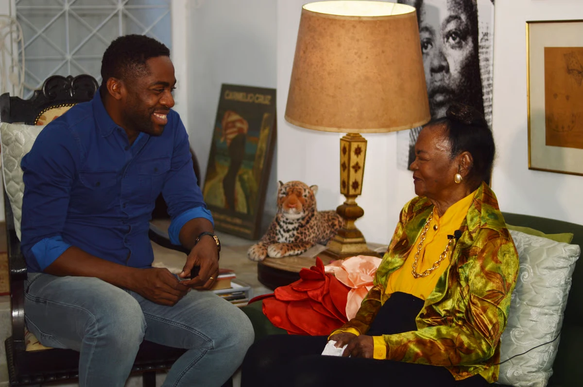 Lázaro Ramos e Ruth de Souza