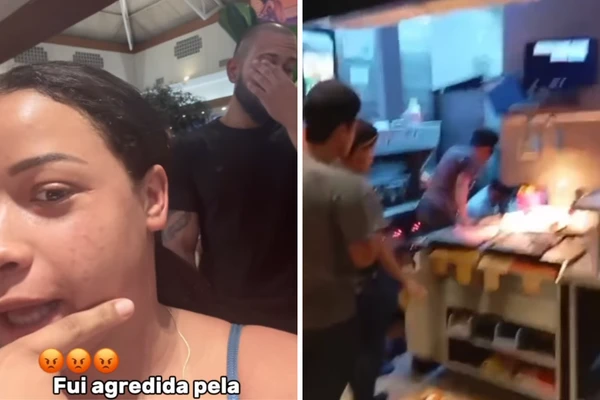 Vídeo mostra confusão 