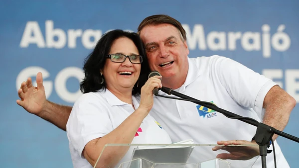 Damares Alves e Jair bolsonaro