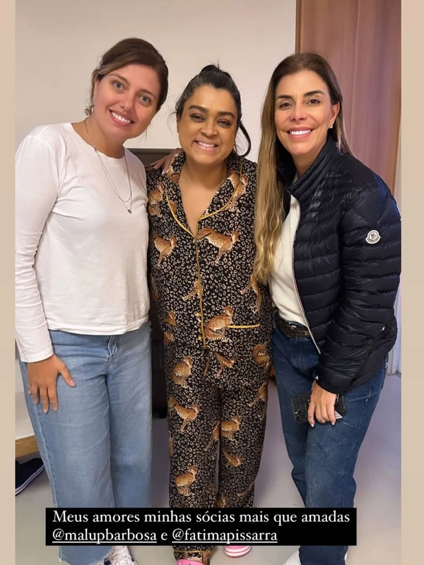 Fátima Pissarra e Preta Gil por Reprodução/Instagram