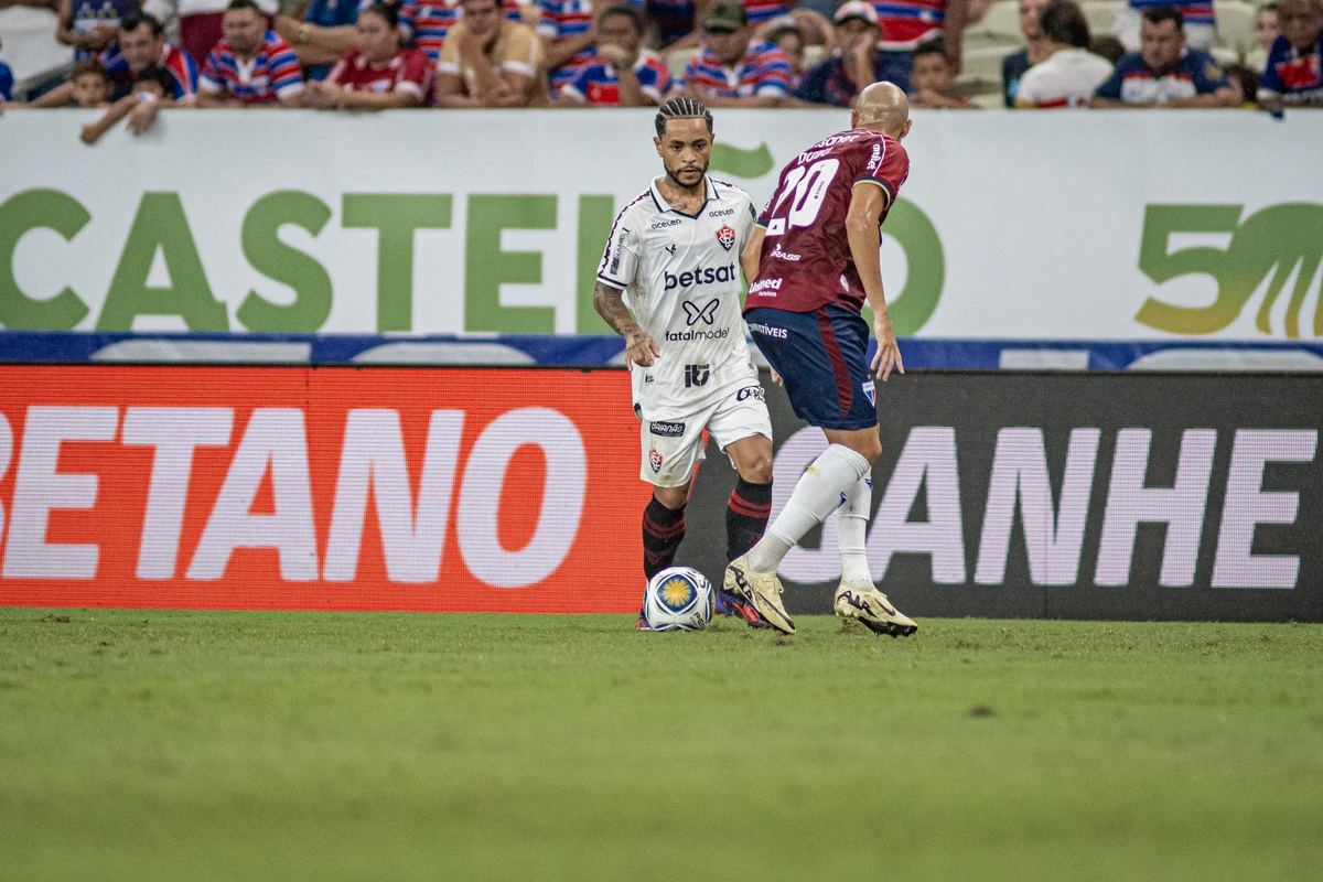 Fortaleza 0x1 Vitória - Fase de grupos Copa do Nordeste 2024 por Vistor Ferreira/EC Vitória