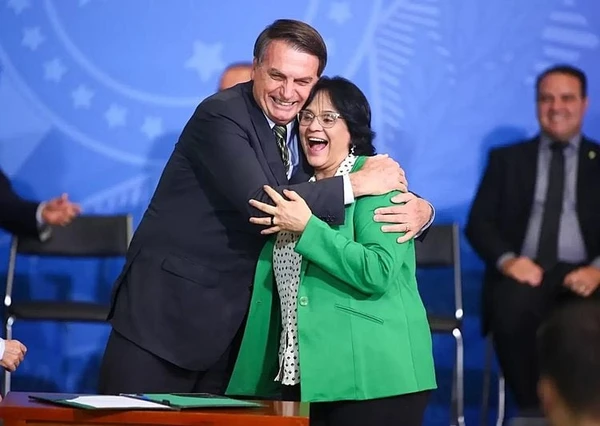 Jair Bolsonaro e Damares Alves por Presidência da República