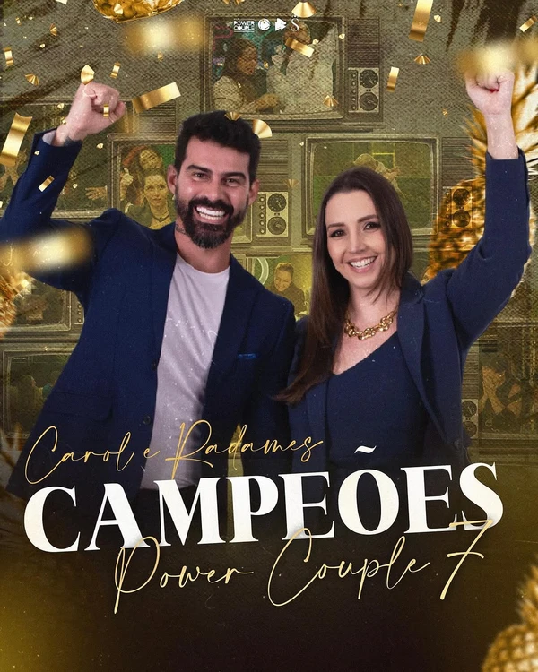 Radamés e Caroline Furlan por Reprodução/Instagram