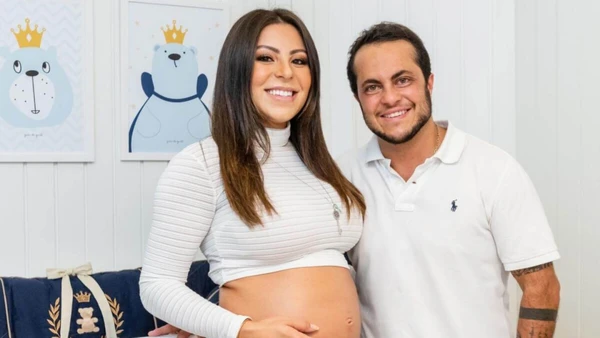 Thammy Miranda e a esposa, Andressa Ferreira por Reprodução