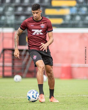 Último treino do Vitória antes de encarar o Fortaleza  por Victor Ferreira/EC Vitória