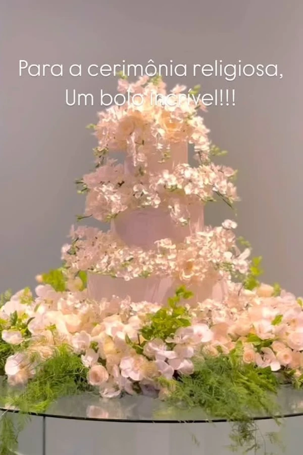 Casamento de Hulk Paraíba e Camila Ângelo por Reprodução/Instagram