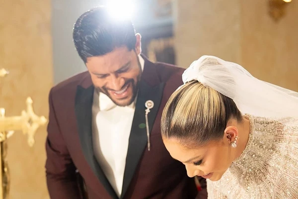 Casamento de Hulk Paraíba e Camila Ângelo por Reprodução/Instagram