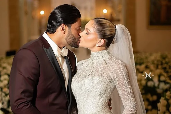 Casamento de Hulk Paraíba e Camila Ângelo por Reprodução/Instagram