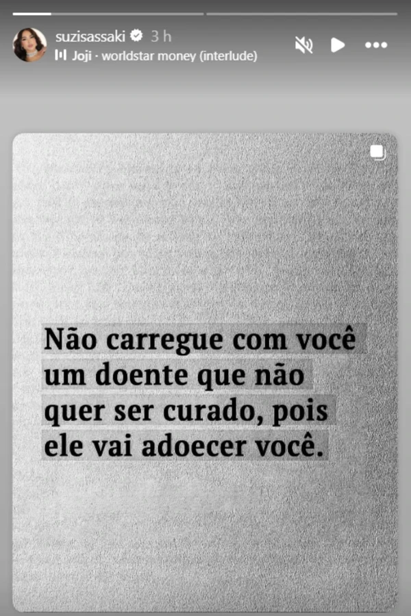 Lucas Souza e Suzi Sassaki por Reprodução