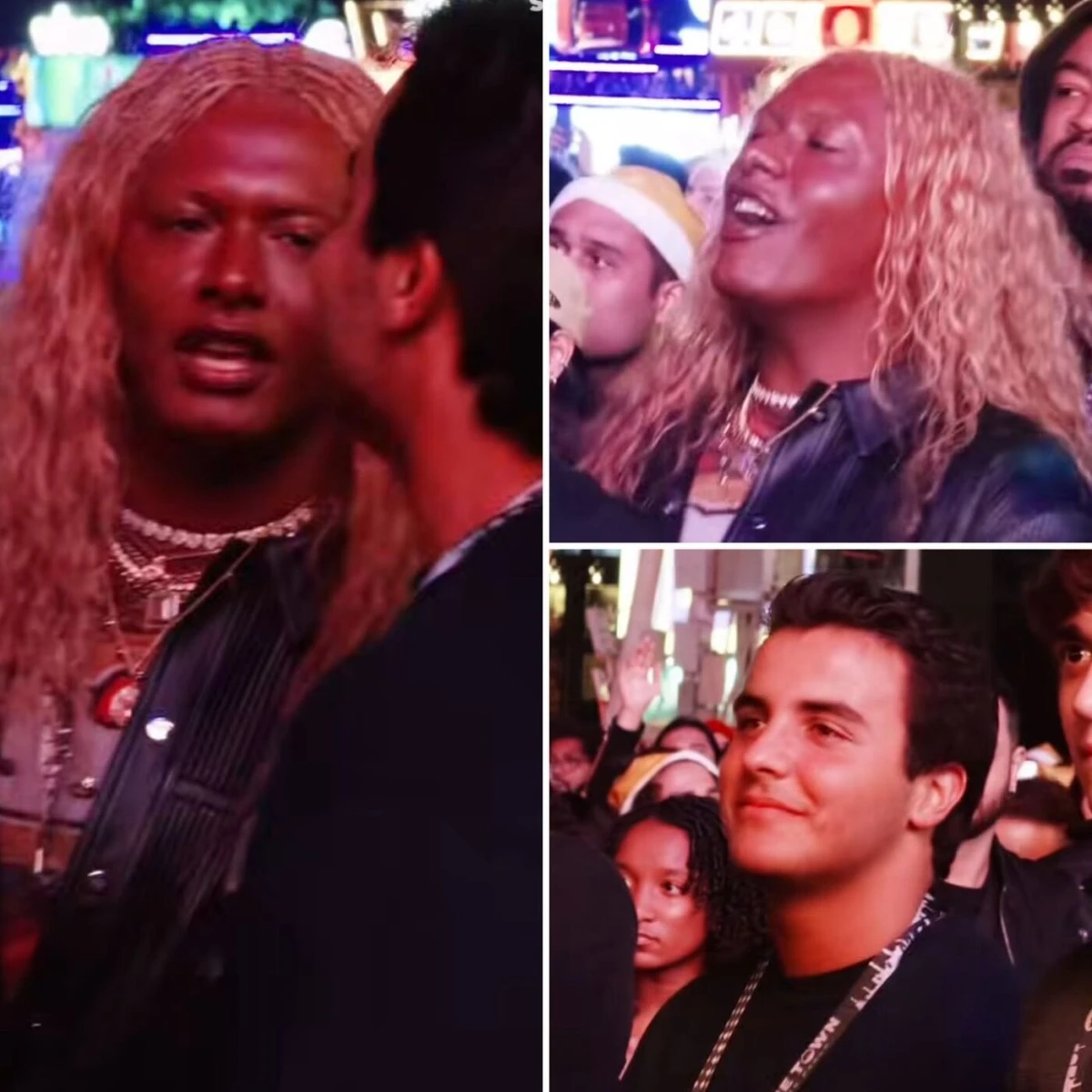 Marcelo Sangalo assistiu o show de Ivete ao lado da cantora Liniker no The Town por Reprodução/Redes sociais