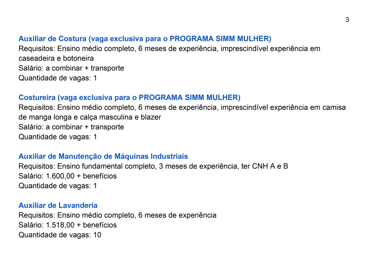 Veja vagas por Reprodução