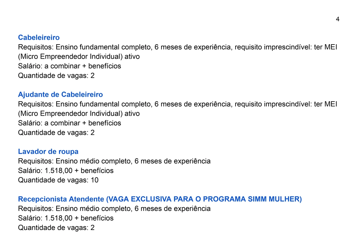 Veja vagas por Reprodução