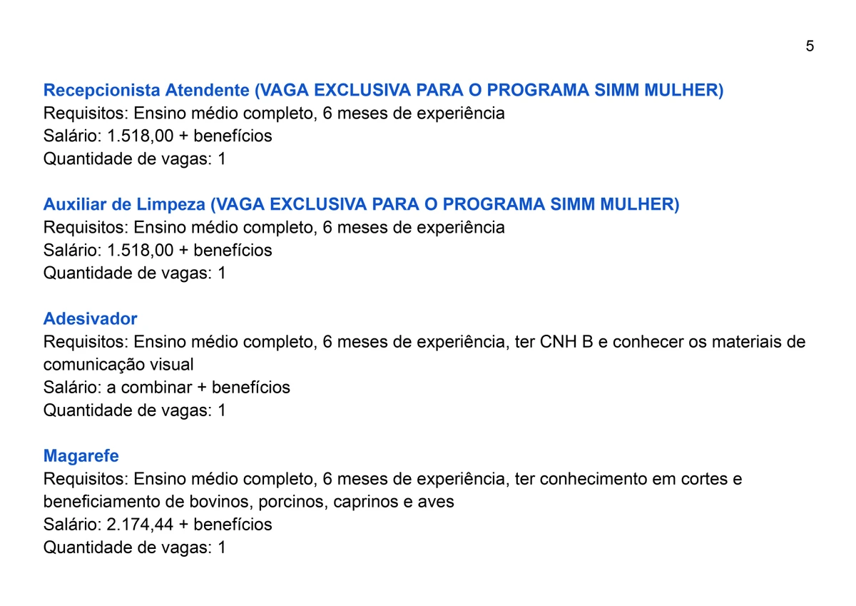 Veja vagas por Reprodução